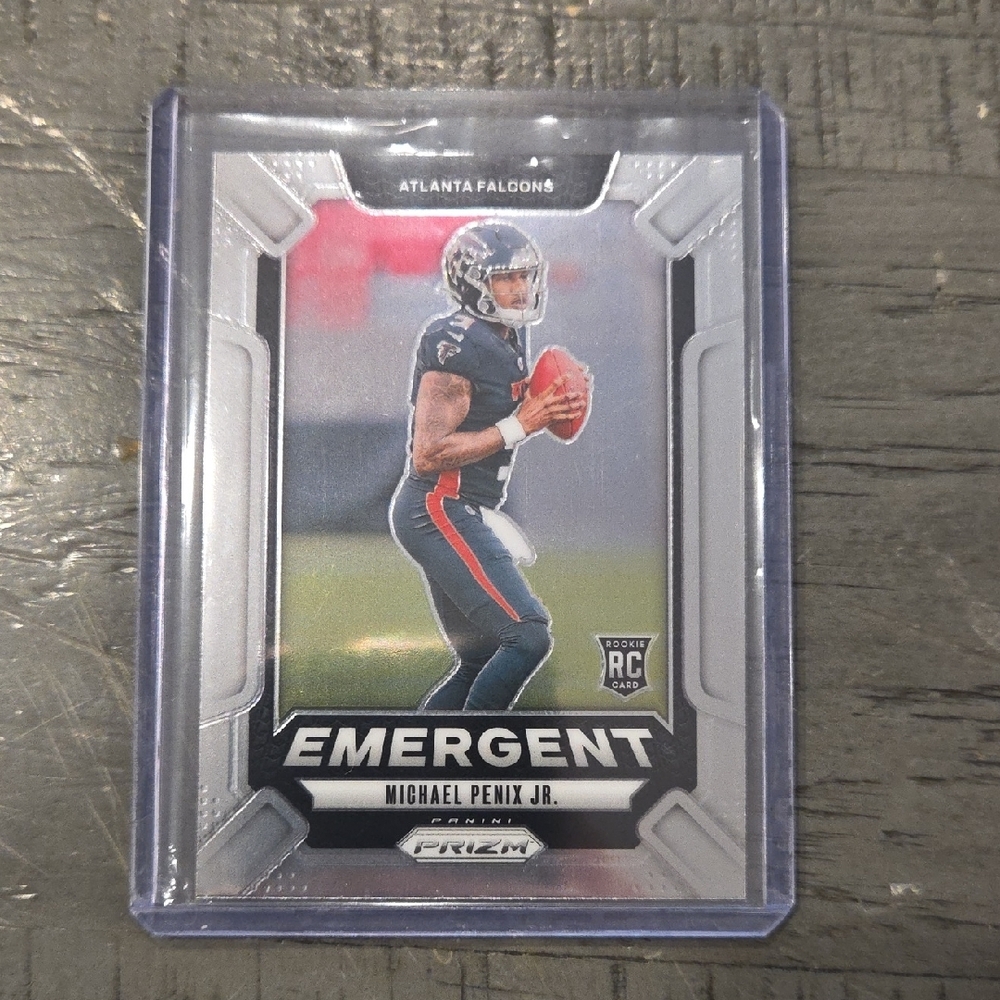 Panini Prizm Emergent Card - Silver and Red